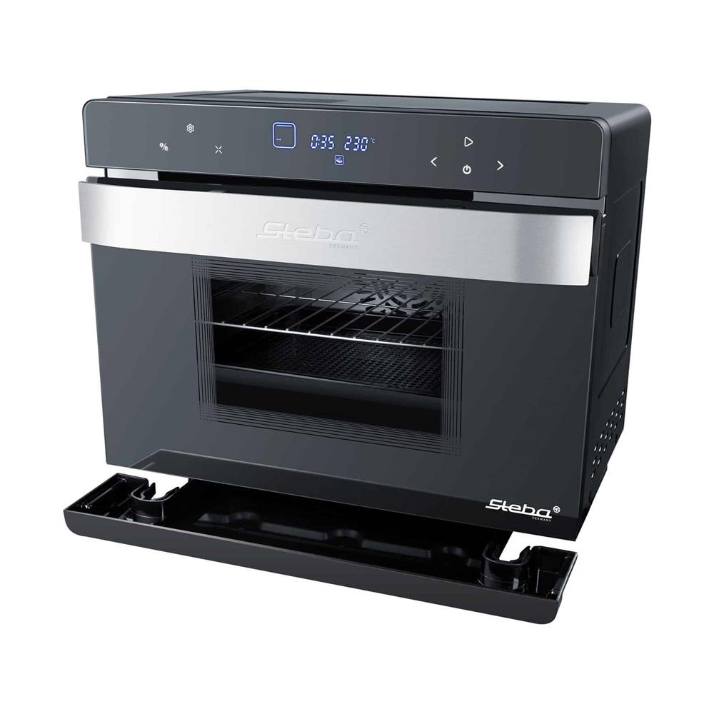 Steba DG 30 Multifunktions-Dampfbackofen – 27 L, 47 Programme, Heißdampf, Schwarz