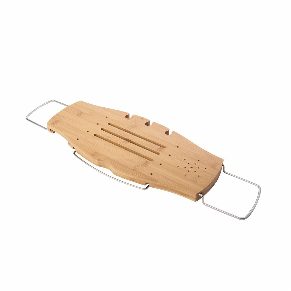 Umbra Aquala Badewannenablage Bambus Natur Ausziehbares Badewannenbrett