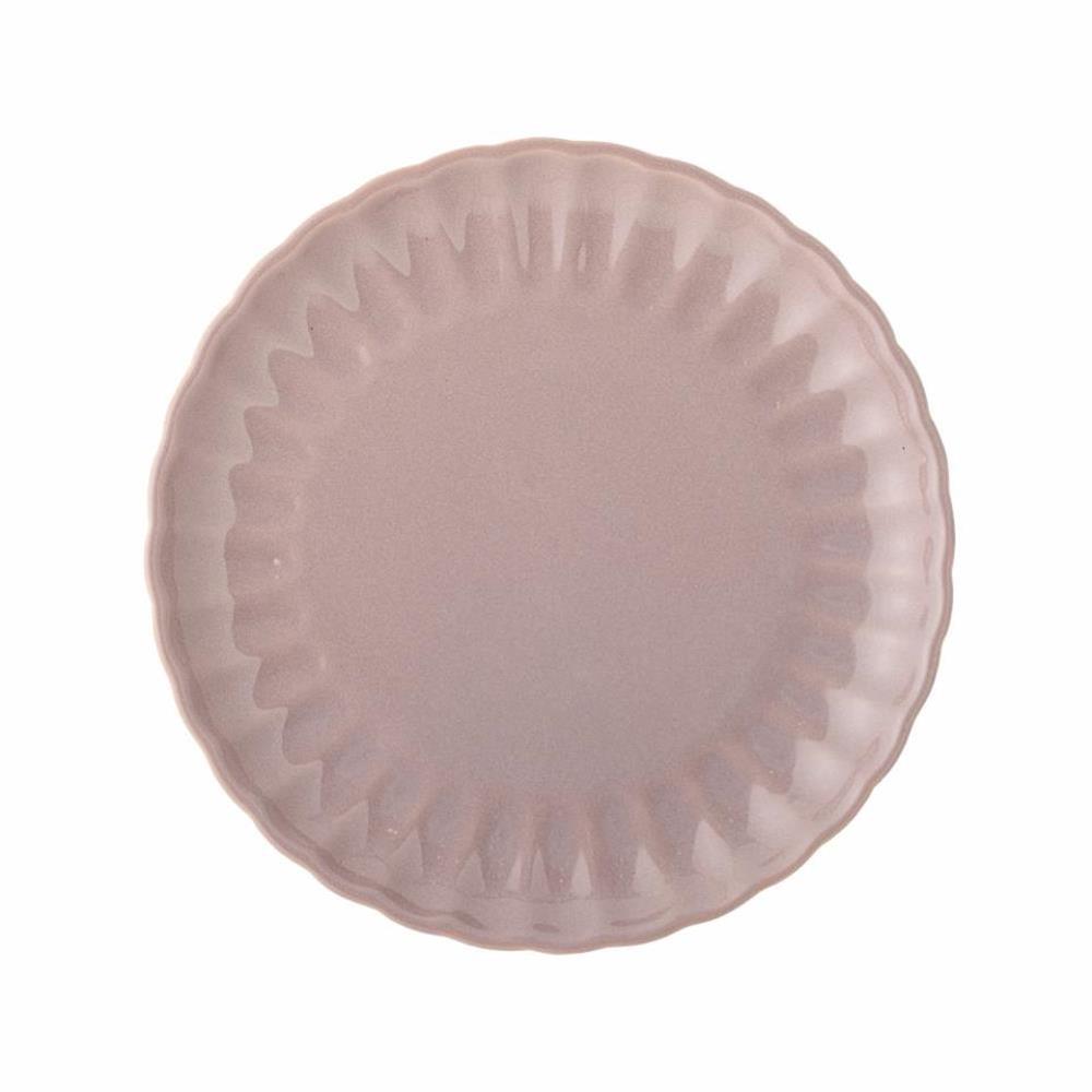 Bloomingville Latina Teller, Rose, 20 cm, Steingut, dänisches Design