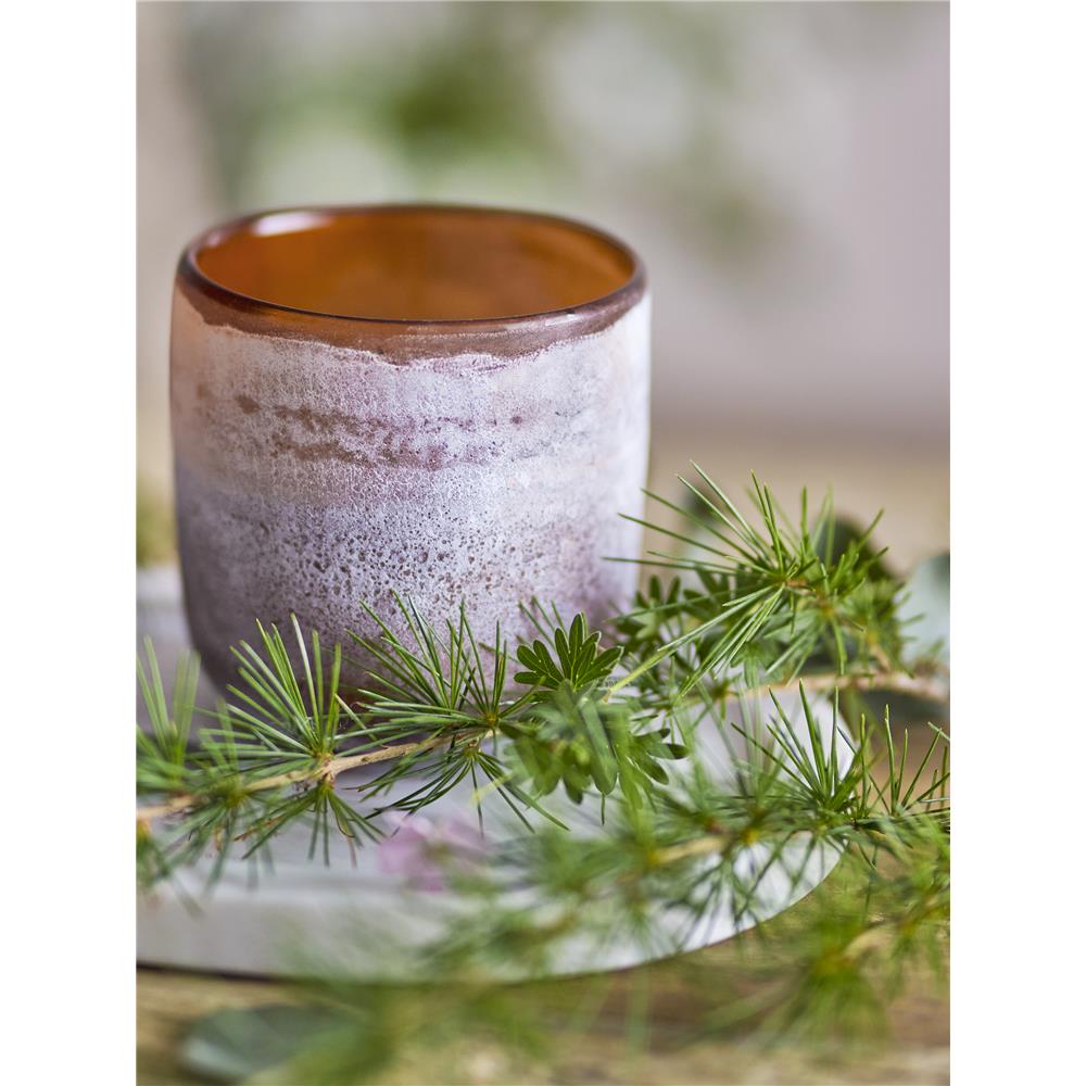 Bloomingville NO. 6 - Sequoia Duftkerze, Braun, Natürliches Wachs, 390G - 60 Hour - Gift Box - D10xH10,50 cm