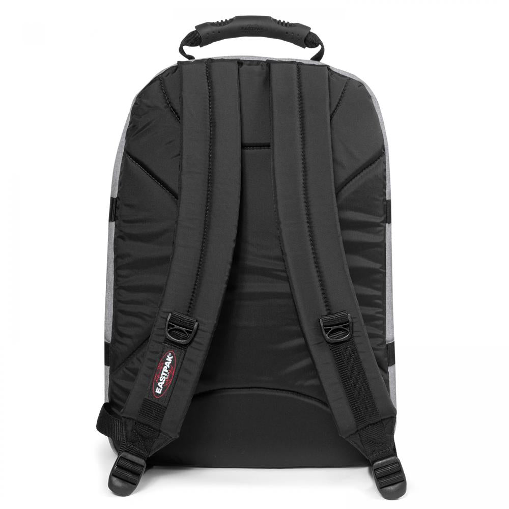 Eastpak PROVIDER, Großer Rucksack, Sunday Grey (grau), 33L, mit Flaschenhalter und Laptopfach