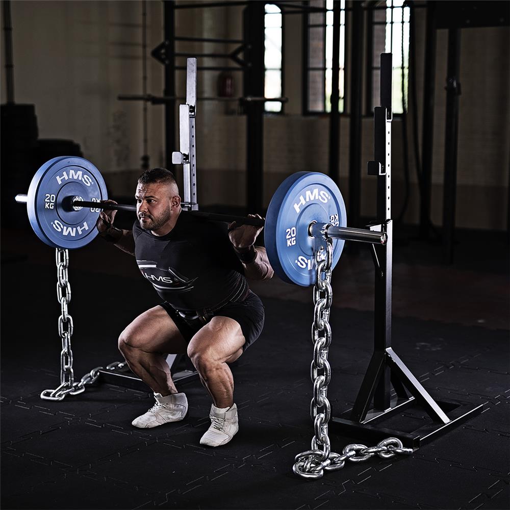 Hantelscheibe 15 kg Gummiert 50 mm Bumper Plate | HMS CBR15