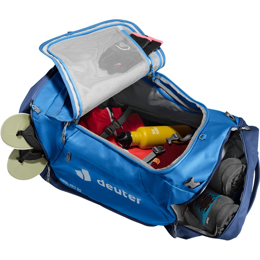 deuter Duffel Pro 90, Reisetasche, neptune-nightblue (blau), auch als Rucksack tragbar
