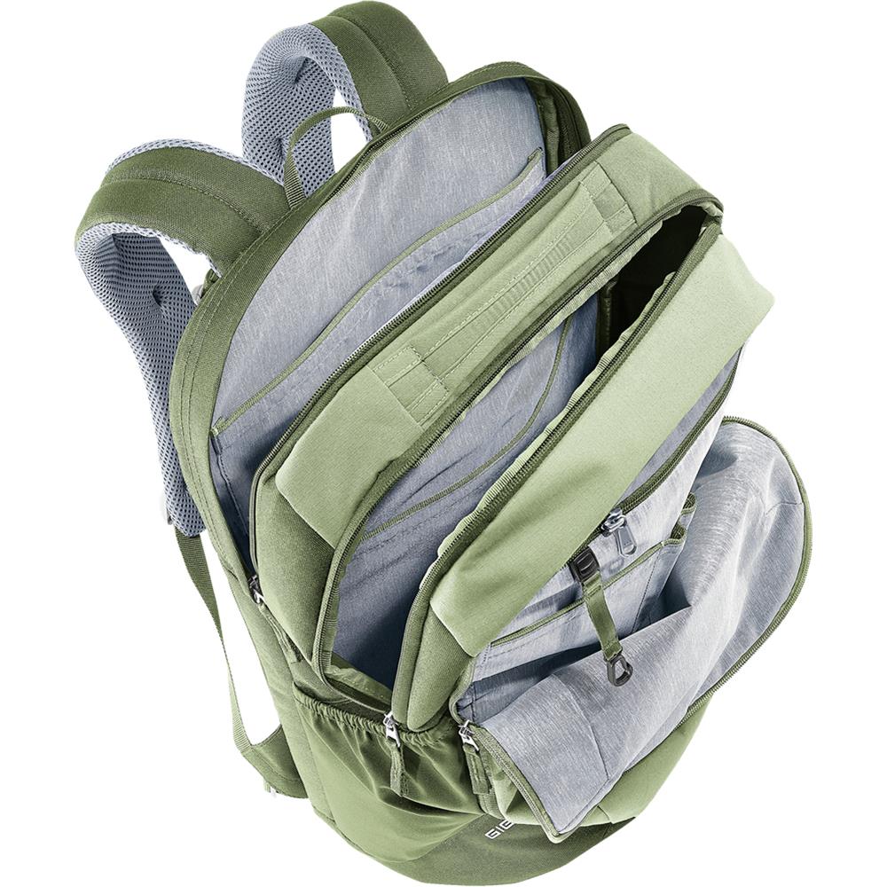 deuter Giga, Rucksack, mineral-grove (grün), 28L, mit Flaschenhalter und Laptopfach