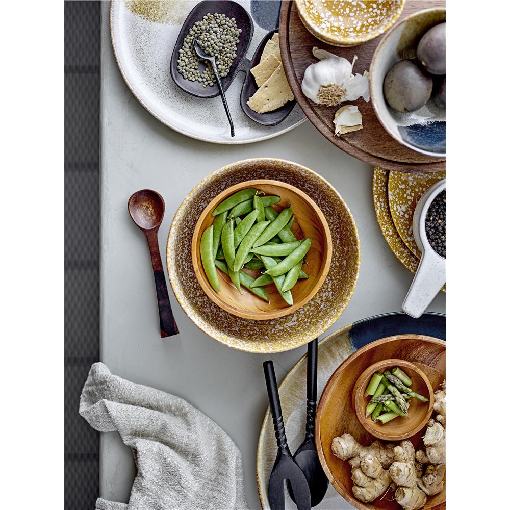 Bloomingville Carmel Schale in Braun aus Steingut mit 600ml Fassungsvermögen