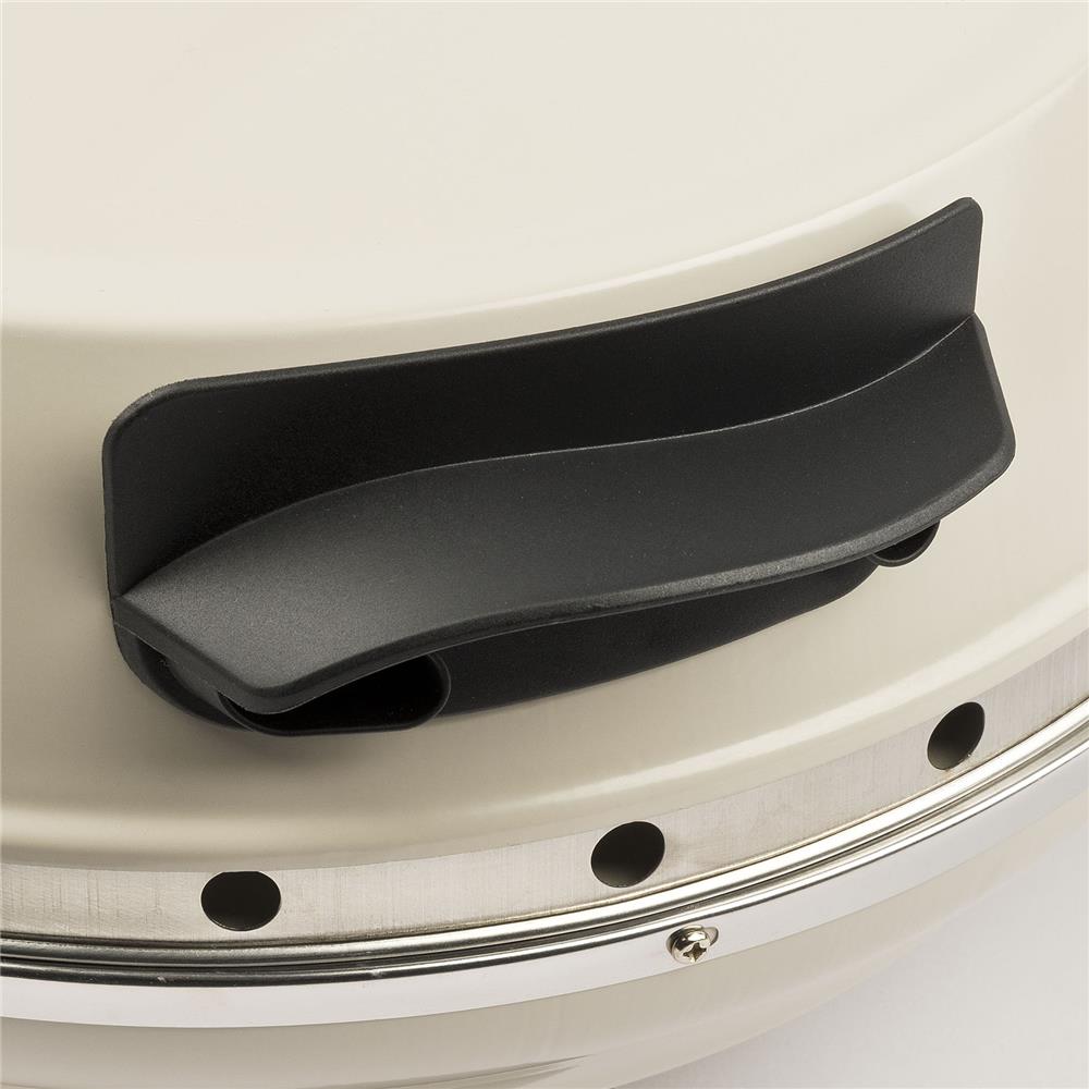 G3Ferrari elektrischer Pizzaofen Napoletana mit Pizzastein Icy Cream Pizzamaker 1200W für Pizza Ø 31cm beige Limitierte Edition