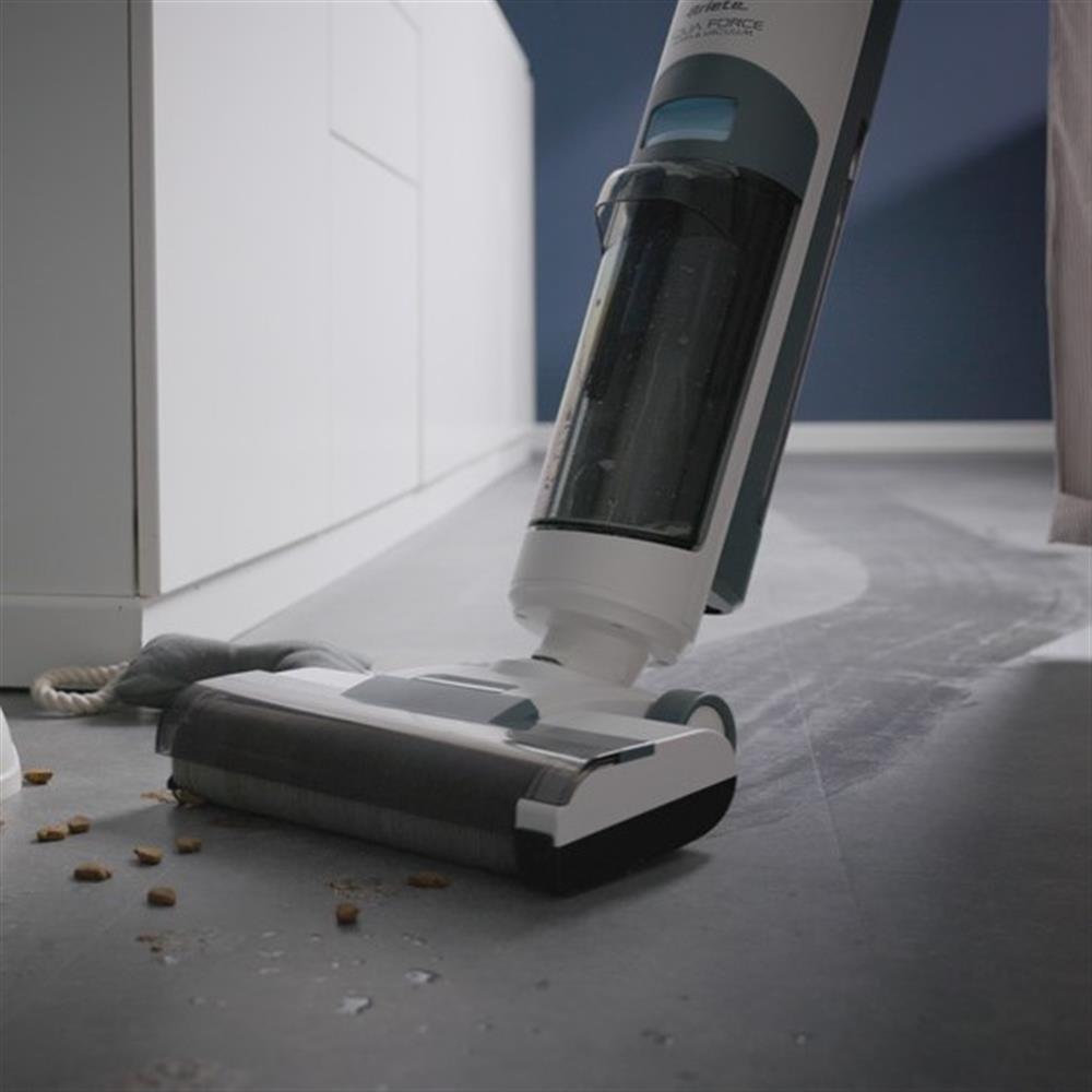 Ariete Aqua Force, Akku Nass-Trockensauger, 2-in-1 Bodenreiniger