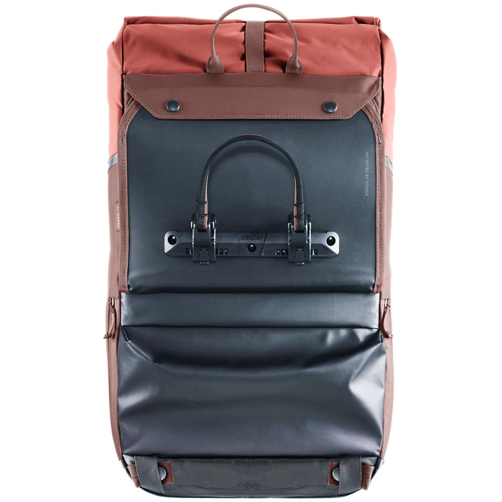 deuter Xberg 25, Fahrradrucksack, raisin-caspia (braun), 25L, Fahrradtasche