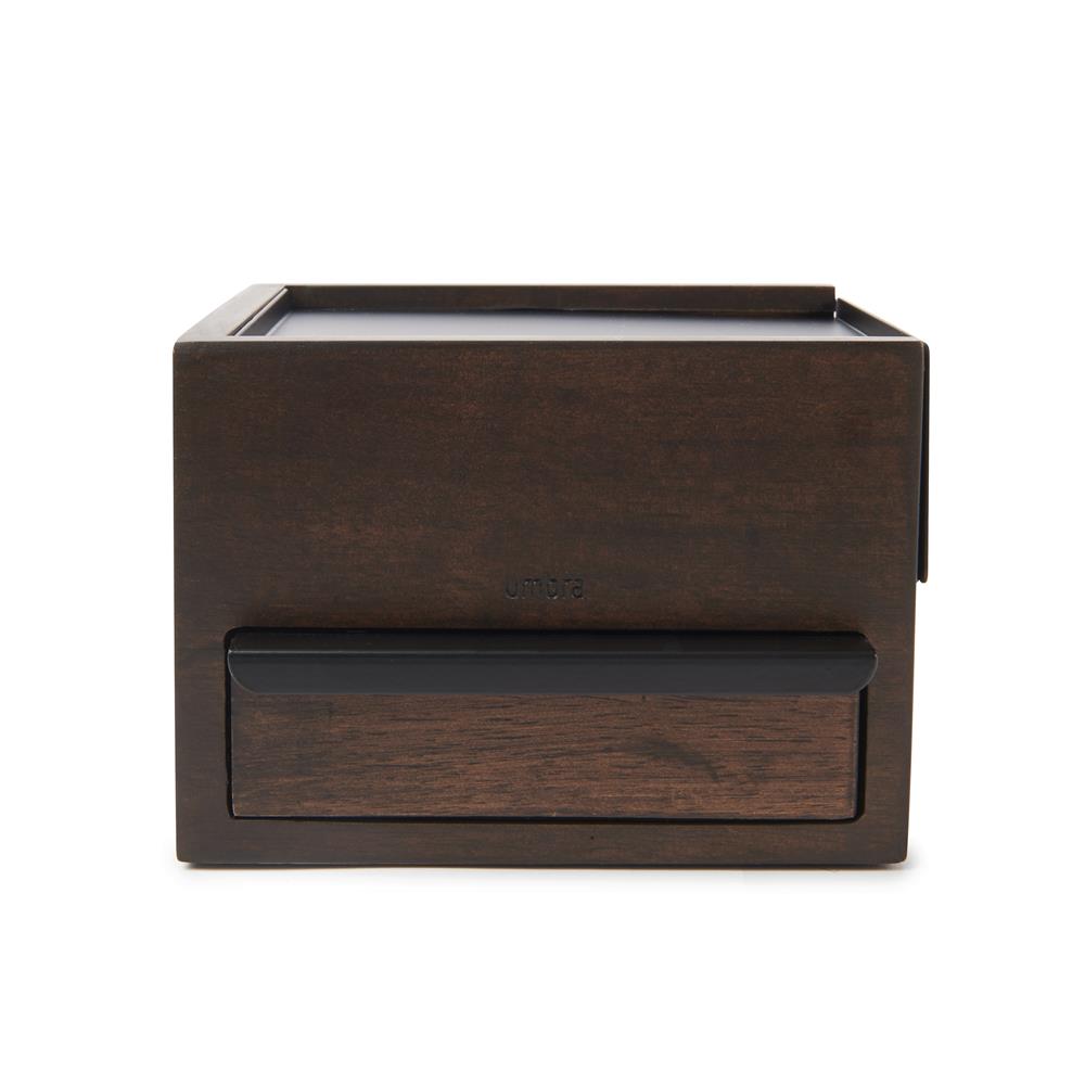 Umbra Stowit Mini Design Schmuckkasten Holz Braun Schmuckaufbewahrung Organizer