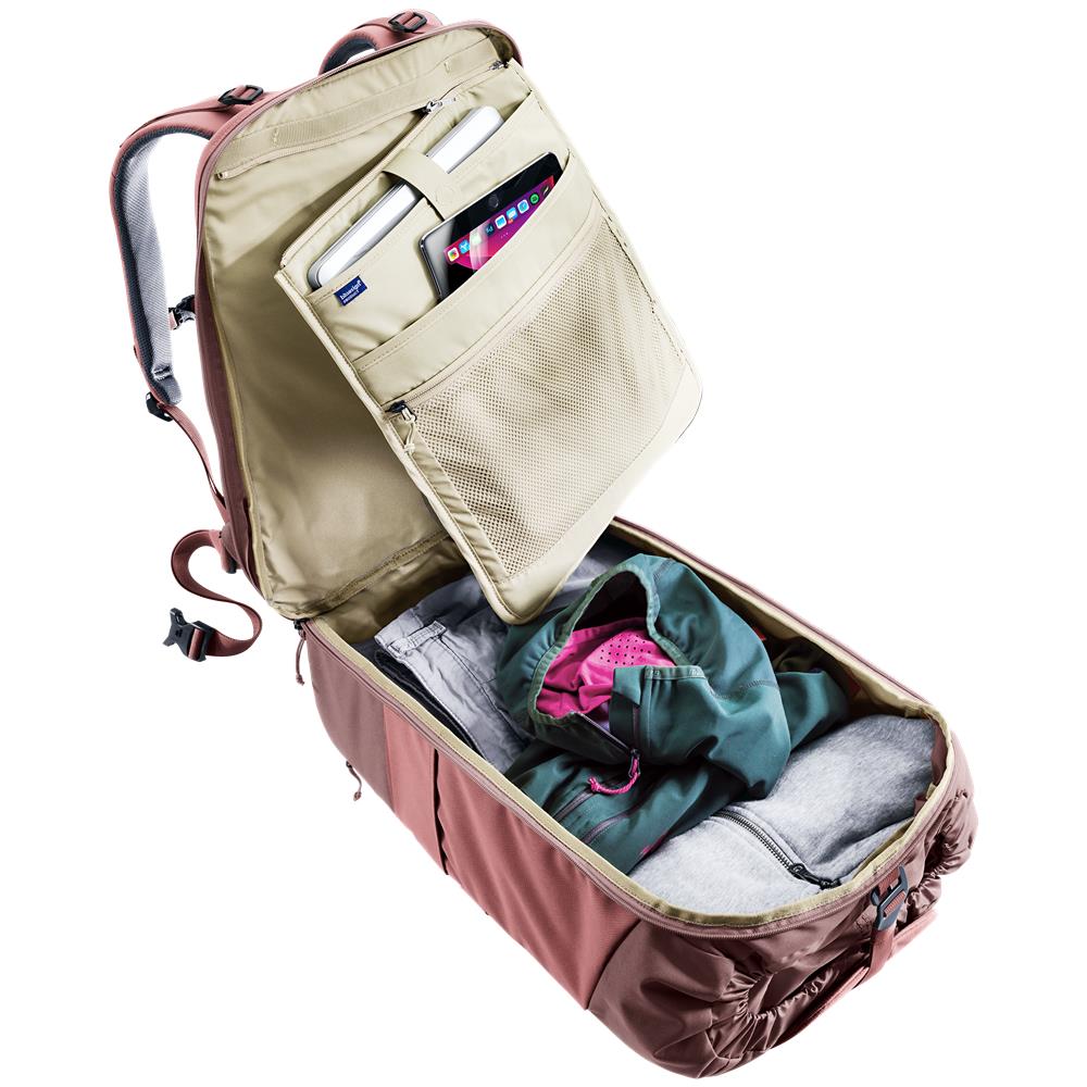 deuter Utilion 34+5, Rucksack, caspia-raisin (braun), 39L, mit Flaschenhalter und Laptopfach