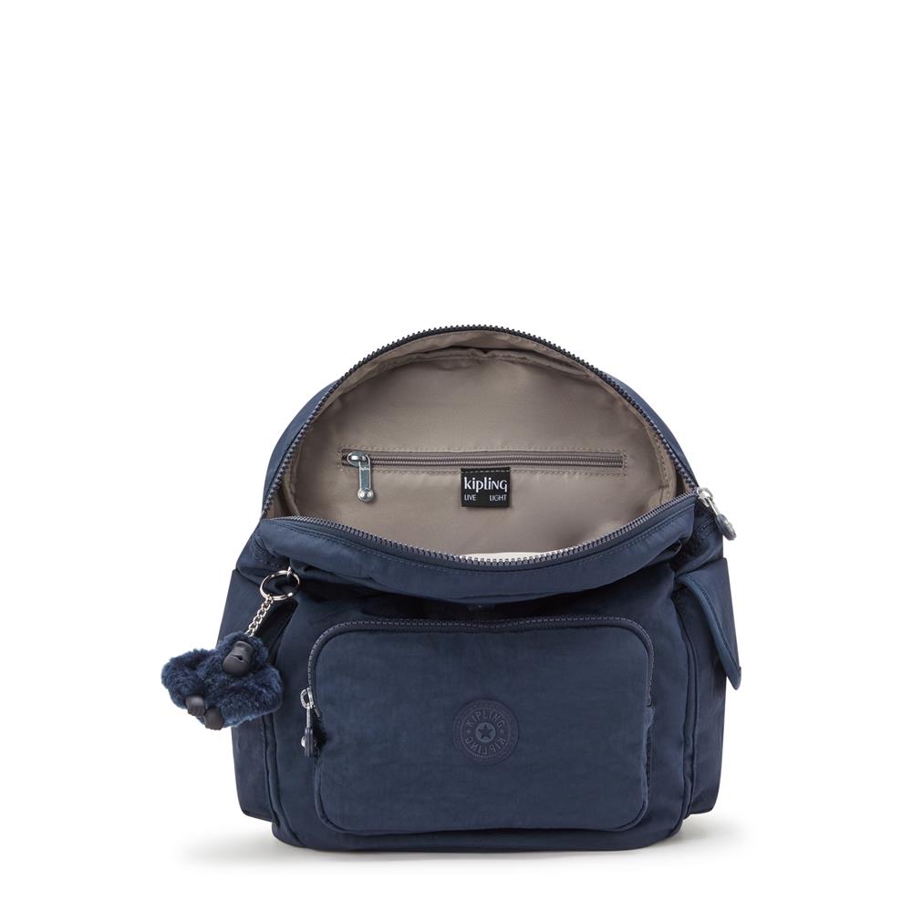 Kipling CITY PACK S, Kleiner Rucksack, Blue Bleu 2 (blau), 9L, Kompakt & Stylisch