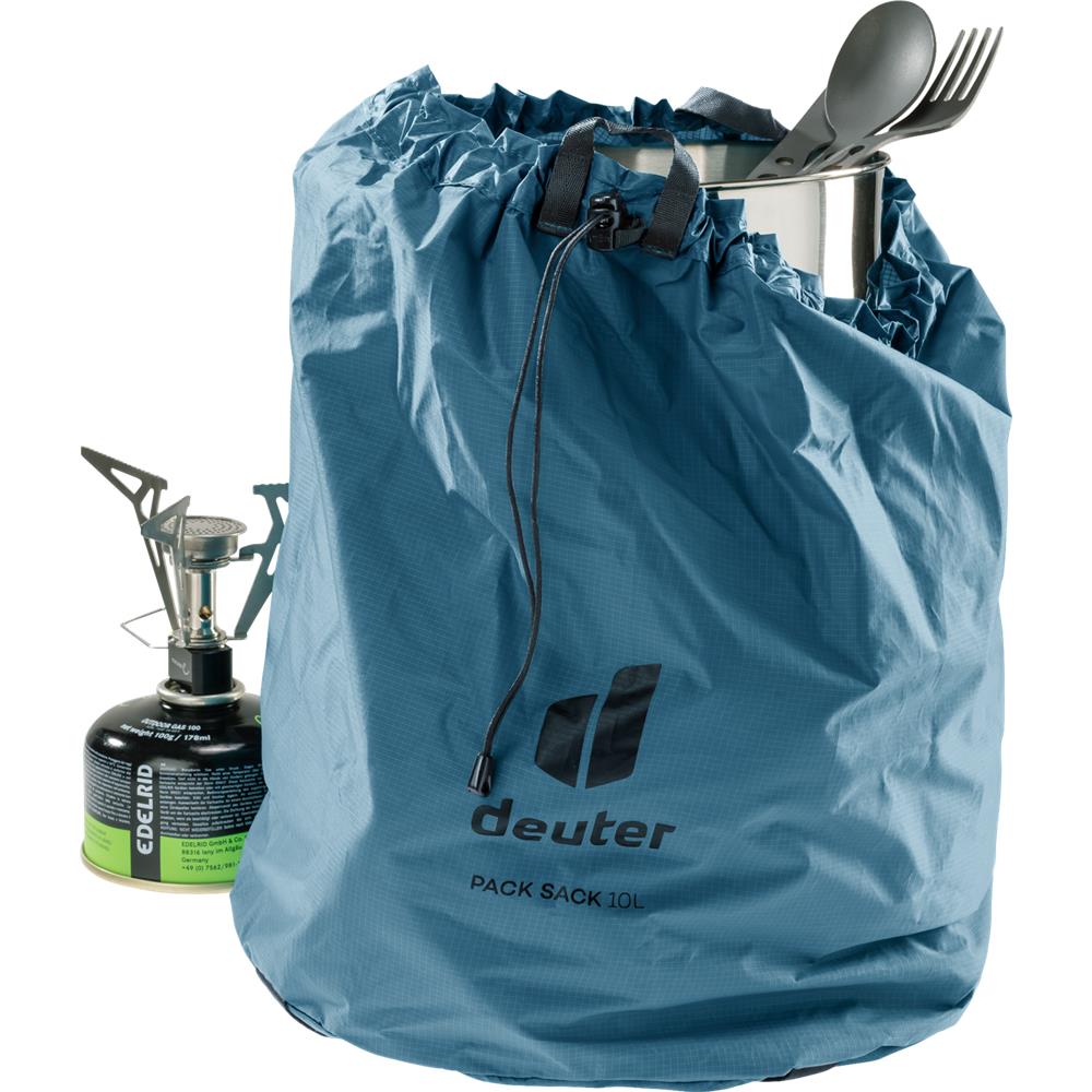 deuter Pack Sack 10, Packsack, atlantic (blau), 10L