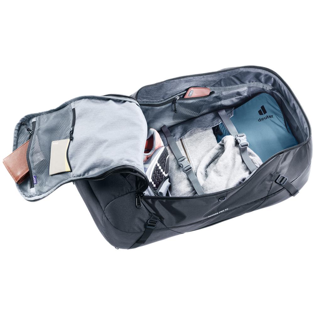 deuter Access Pro 65, Reiserucksack, black (schwarz), 65L, mit Laptopfach