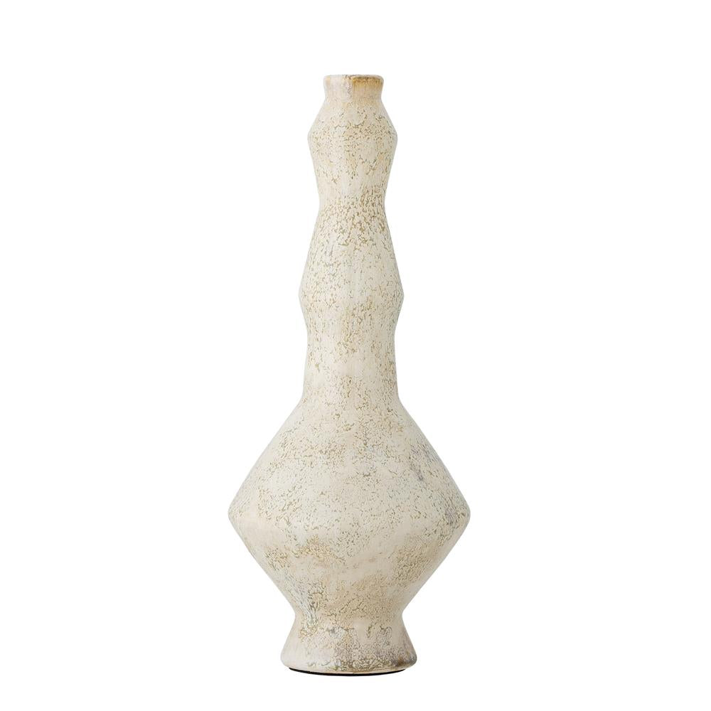 Bloomingville Bancroft Kerzenhalter Weiß Terrakotta 13,5x33cm