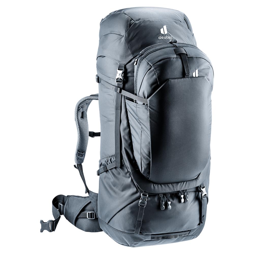 deuter Voyager 60+10 SL, Reiserucksack, black (schwarz)