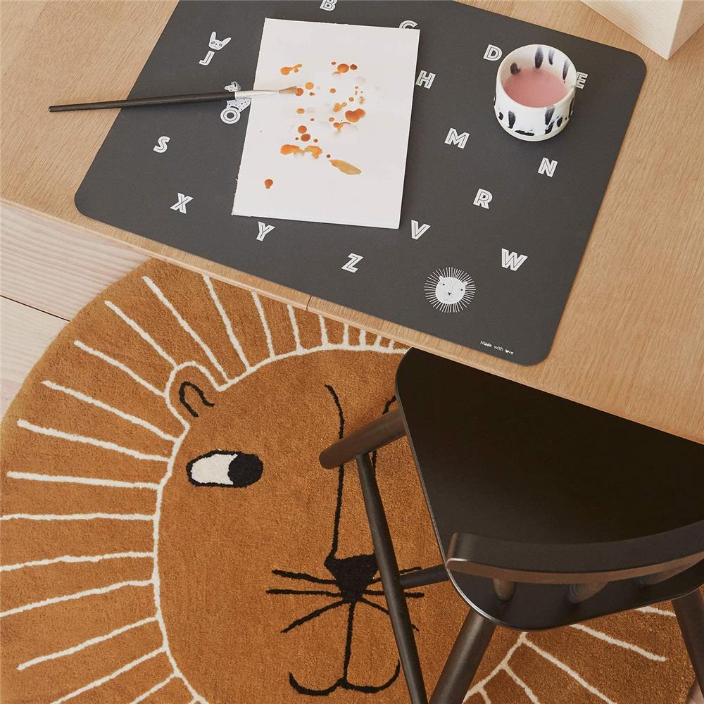 OYOY Mini - Kinderteppich Löwe, Spielteppich