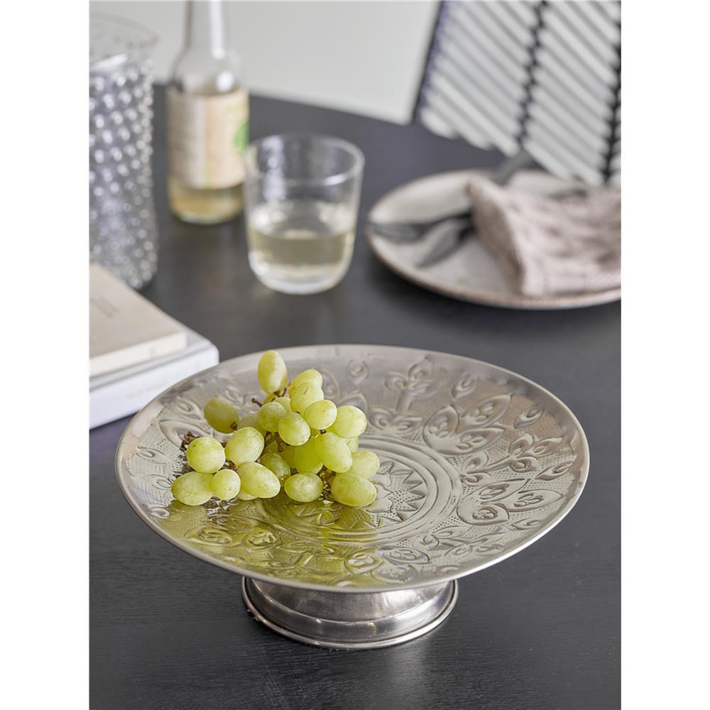 Bloomingville Litha Kuchenteller, Silber, Metall