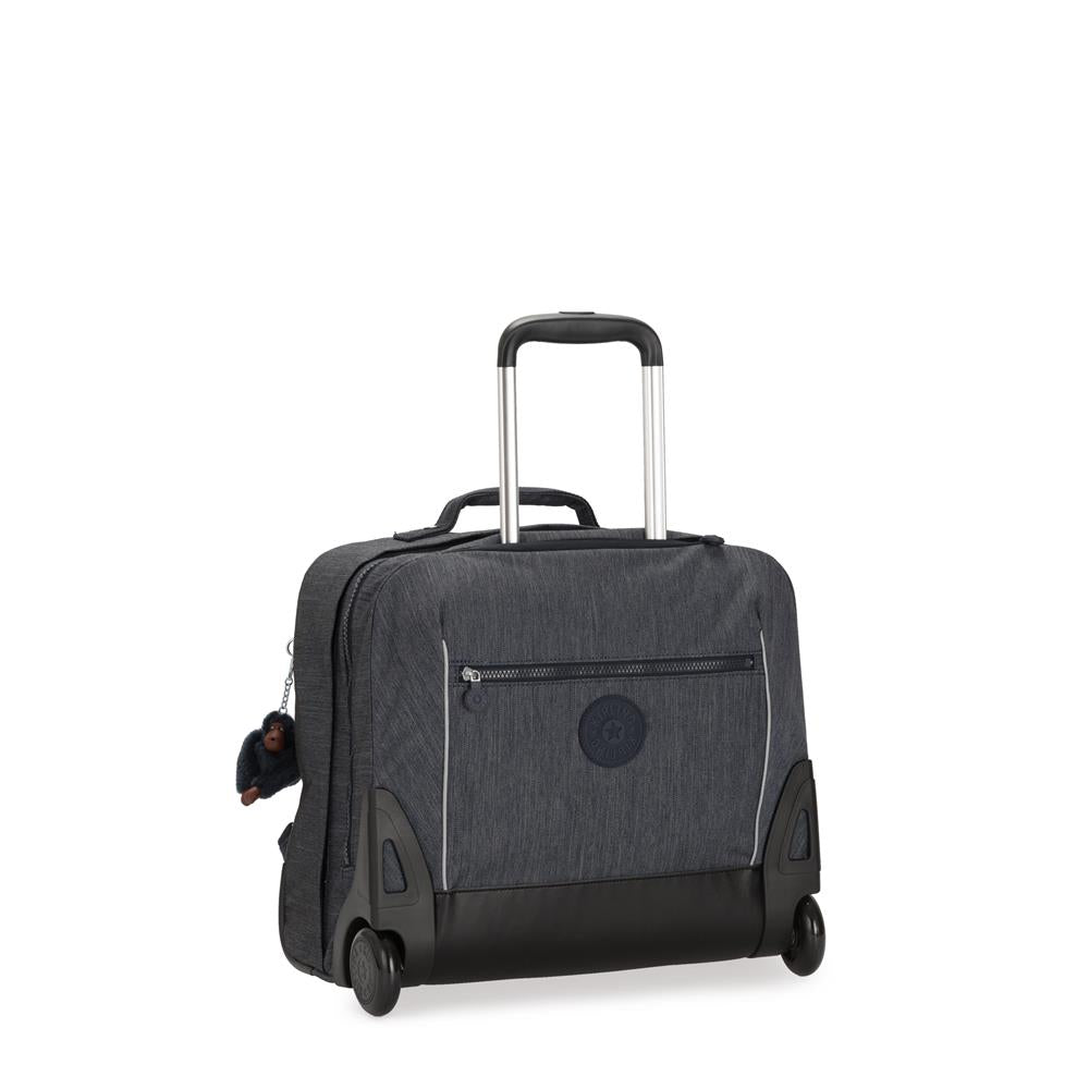 Kipling GIORNO, Großer Rucksack, Marine Navy (blau), 25L, mit Rollen und Laptopfach