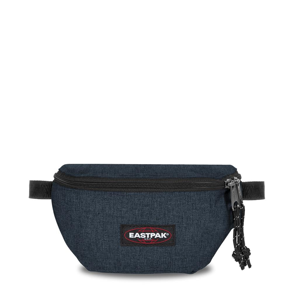 Eastpak SPRINGER, Kleine Umhängetasche, Triple Denim (blau), 2L, Bauchtasche