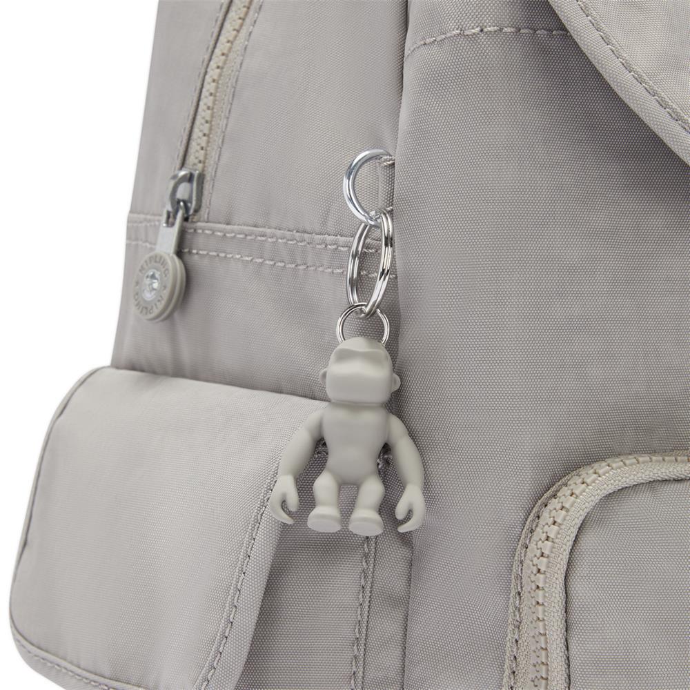 Kipling CITY PACK Medium Rucksack Grey Gris Medium 16 Liter Grau