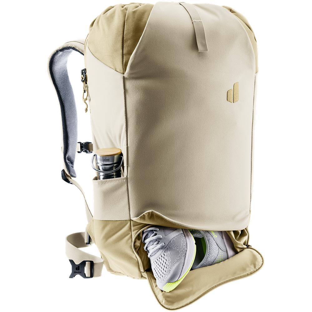deuter Utilion 34+5, Rucksack, bone-desert (beige), 39L, mit Flaschenhalter und Laptopfach