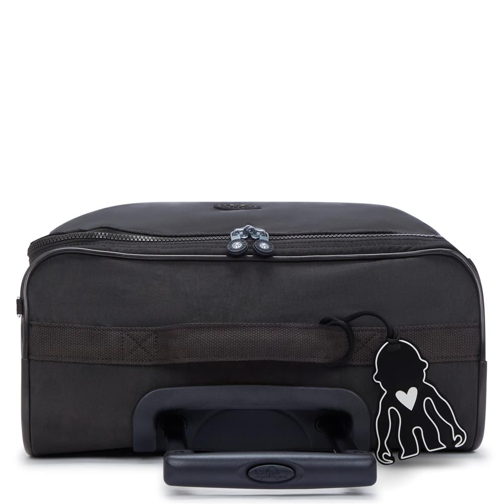 Kipling TEAGAN C, Kleine Reisetasche, Black Noir (schwarz), 33L, Handgepäck, 4-Rollen