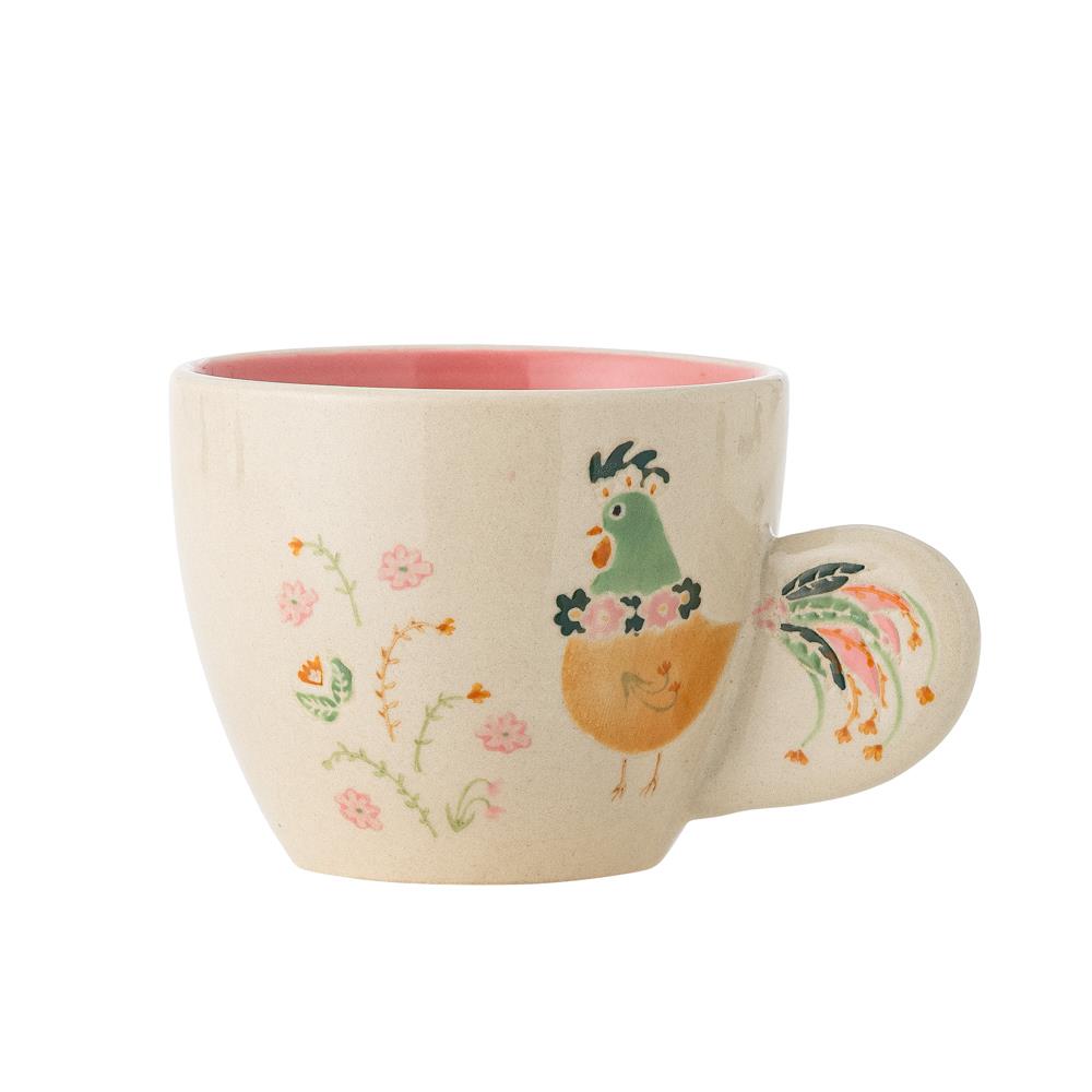 Bloomingville Joshua Tasse bunt Steingut Huhn 290 ml