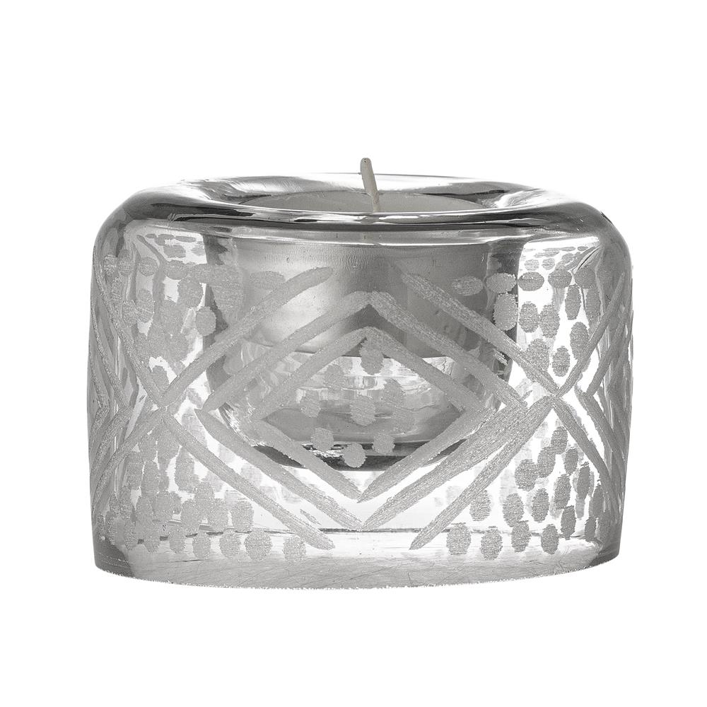 Bloomingville Kiyomi Eierbecher aus recyceltem Glas, Klar – elegantes Design