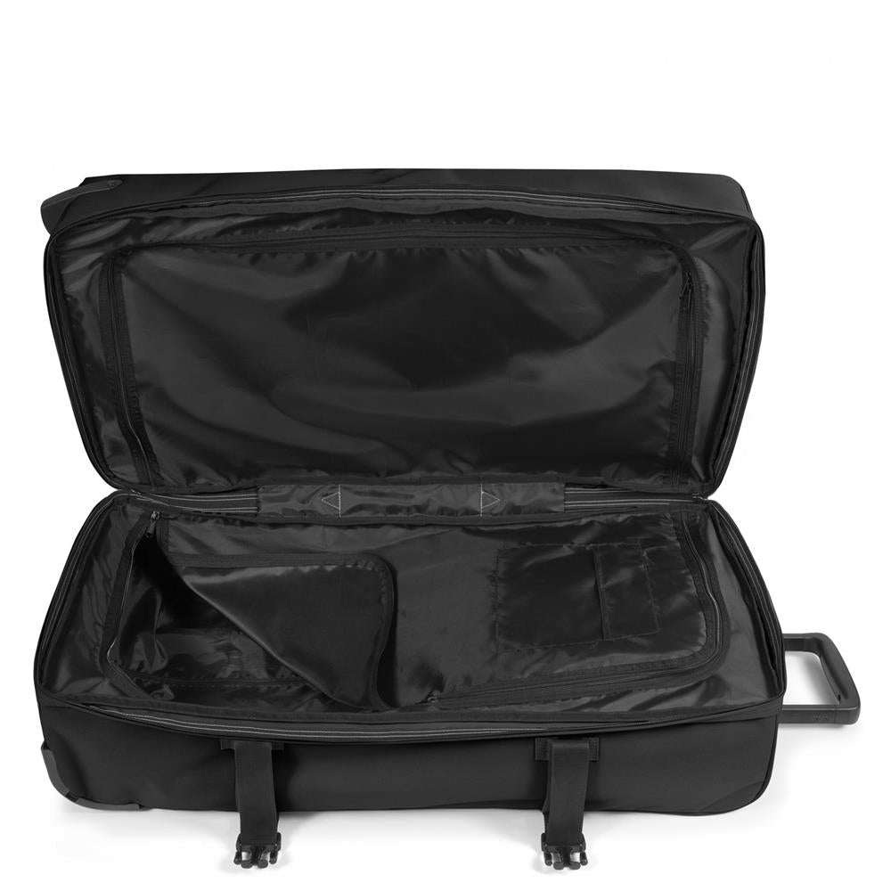 Eastpak TRANVERZ L, Großer Reisetrolley, Black (schwarz), 121L, Rollkoffer mit 2 Rädern und TSA-Schloss