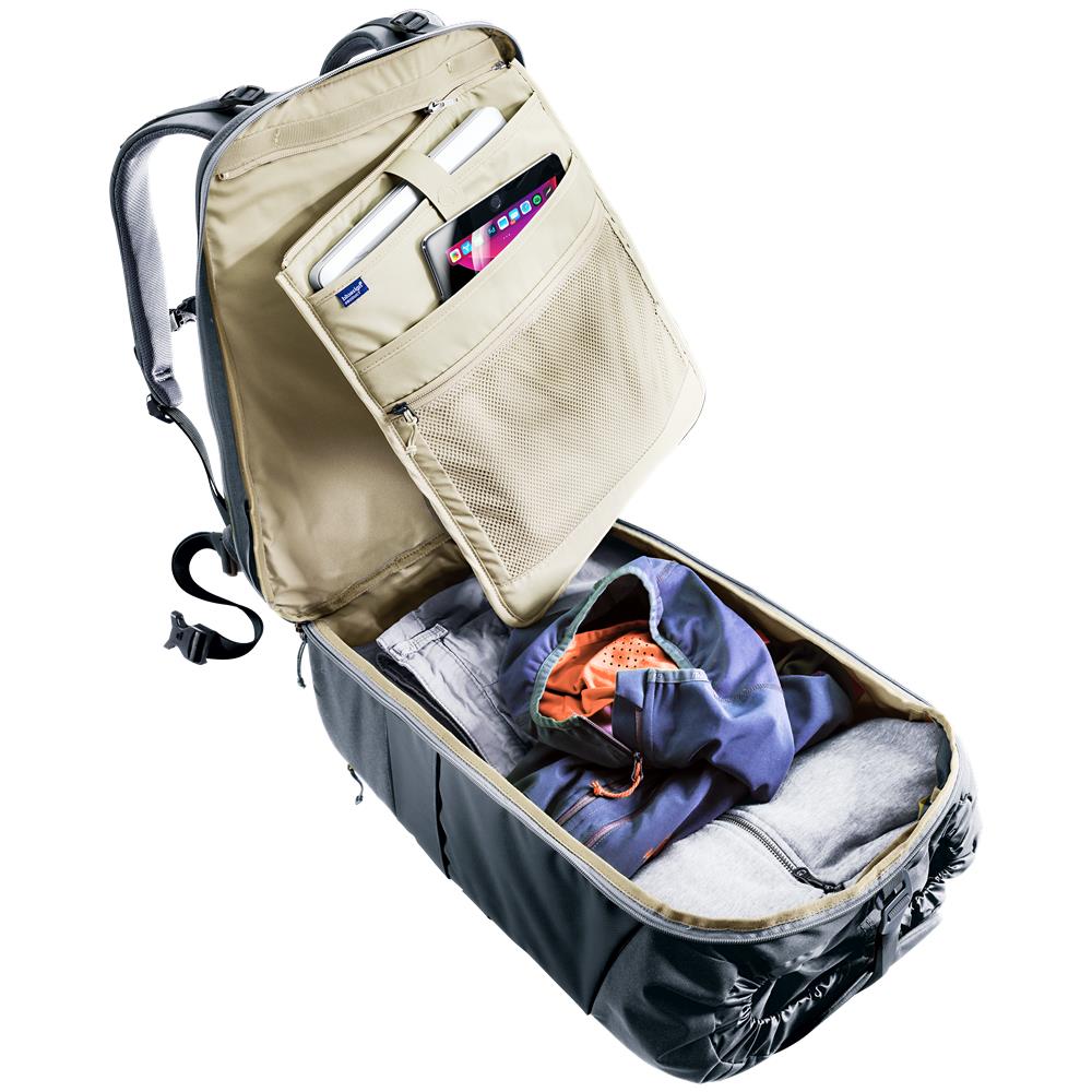 deuter Utilion 34+5, Rucksack, black (schwarz), 39L, mit Flaschenhalter und Laptopfach