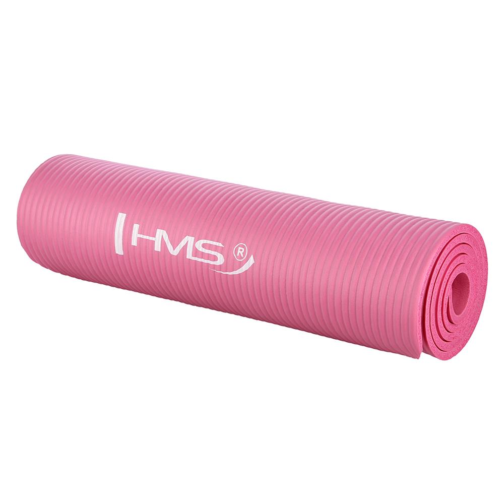 Yogamatte 183 x 61 x 1,2 cm Fitnessmatte Rosa Gymnastikmatte rutschfest | HMS YM07