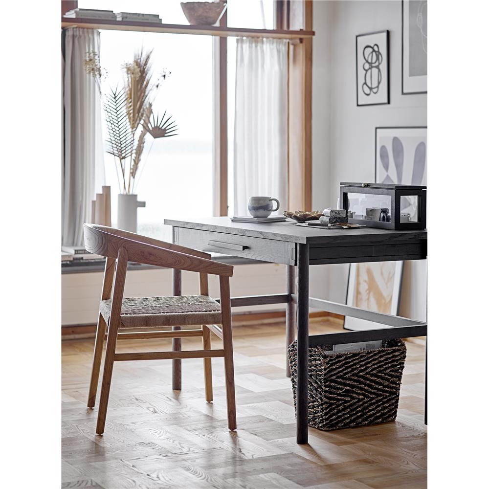 Bloomingville Dekovase Ciggi 11 x 36 cm Weiß Steingut Vase Blumenvase dänisches Design