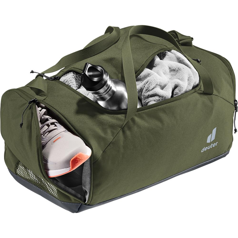 deuter Hopper, Sporttasche, khaki-graphite (grün), Reisetasche, mit Schuhfach