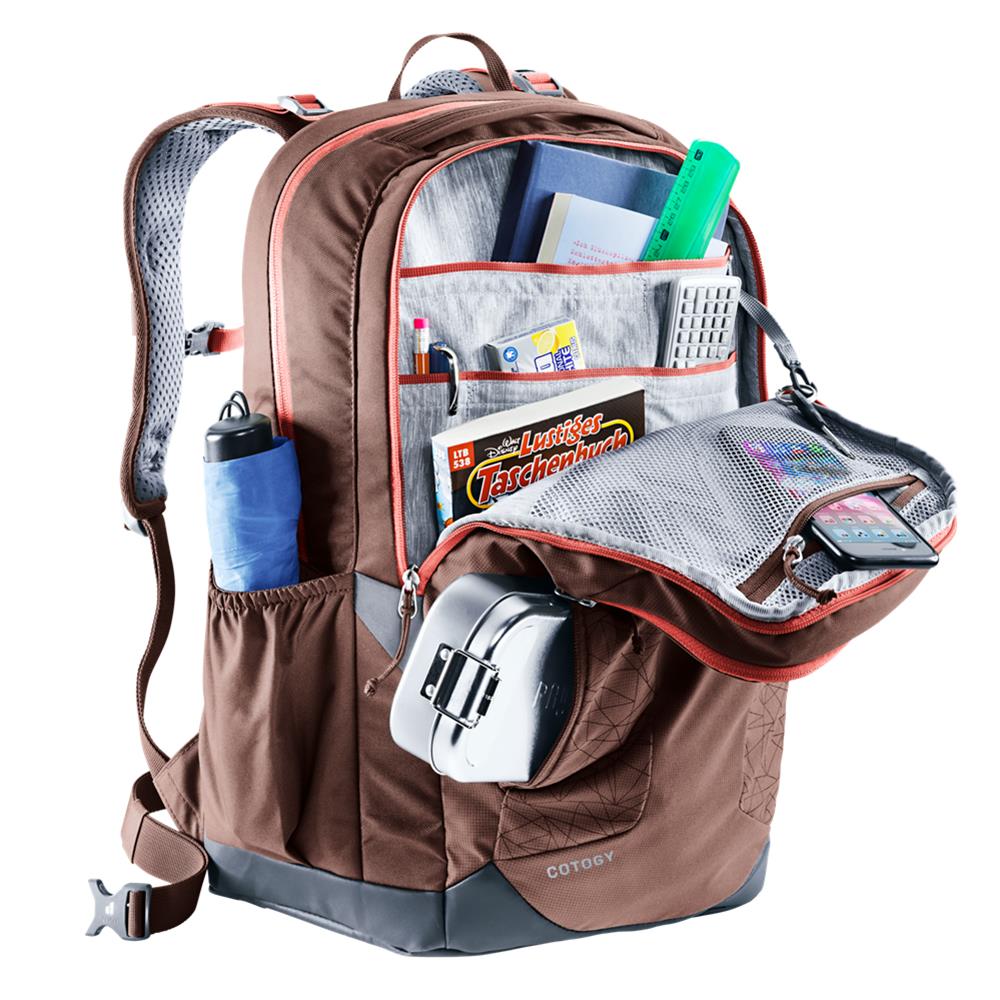 deuter Cotogy, Schulrucksack, raisin (braun), 26L, Schulranzen