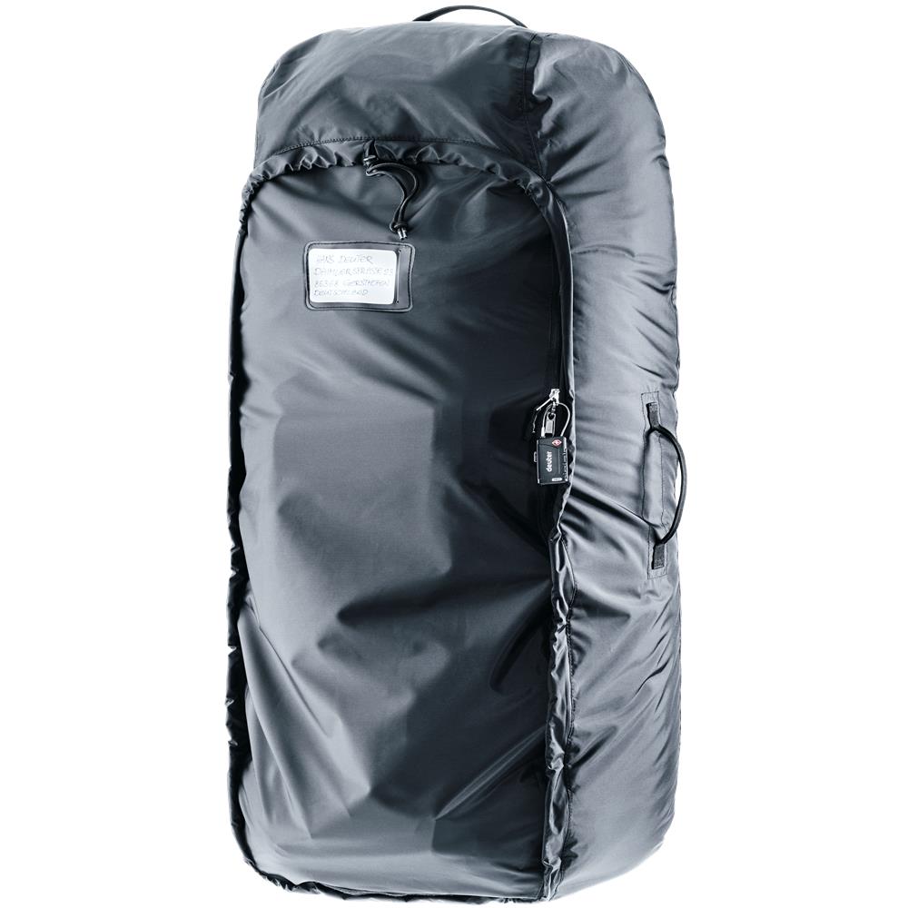 deuter Transport Cover, black (schwarz), abschließbare Transporthülle/Packtasche mit Reißverschluss