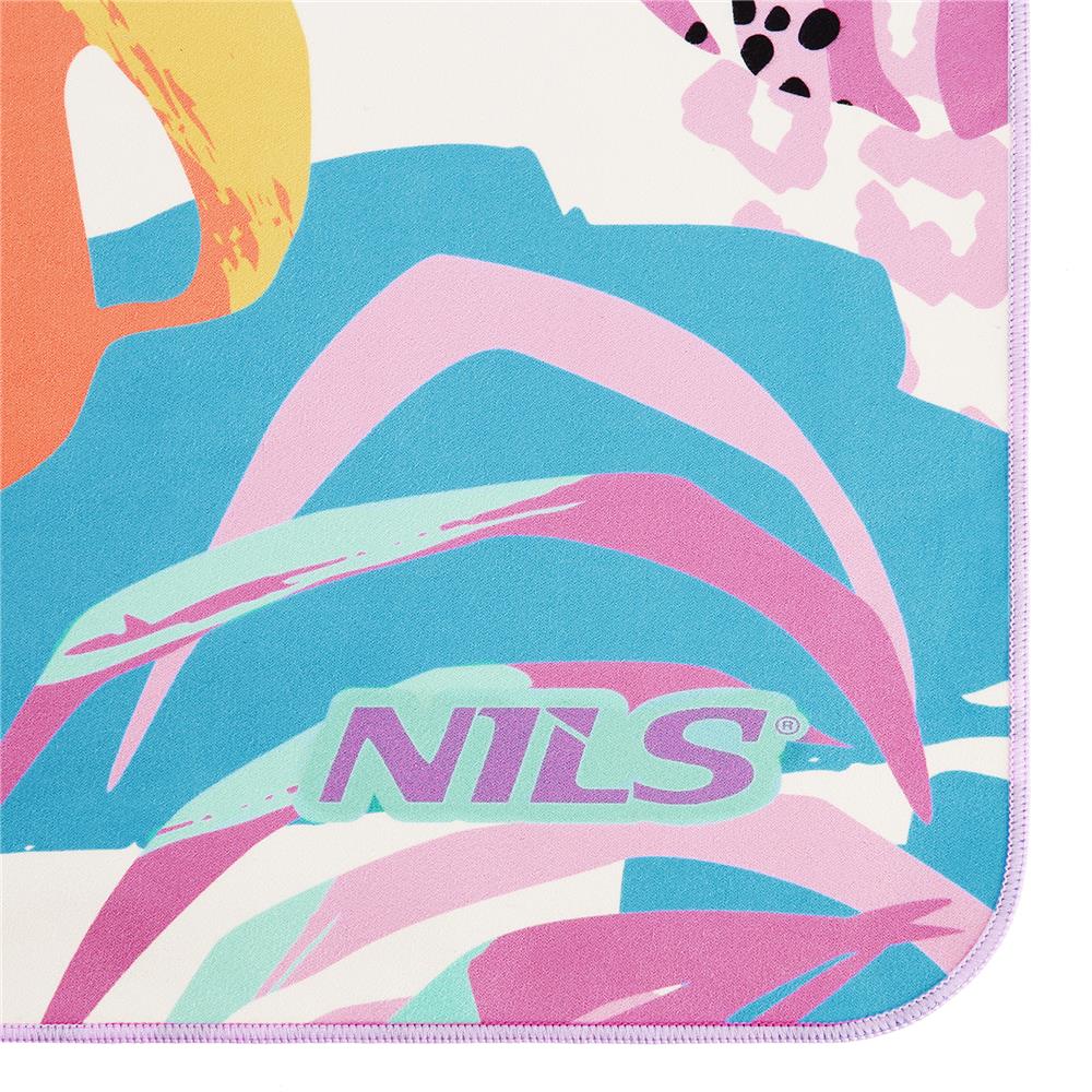 NILS Mikrofaserhandtuch 160x80 cm Flora - schnelltrocknendes Handtuch für Camping, Strand & Sport