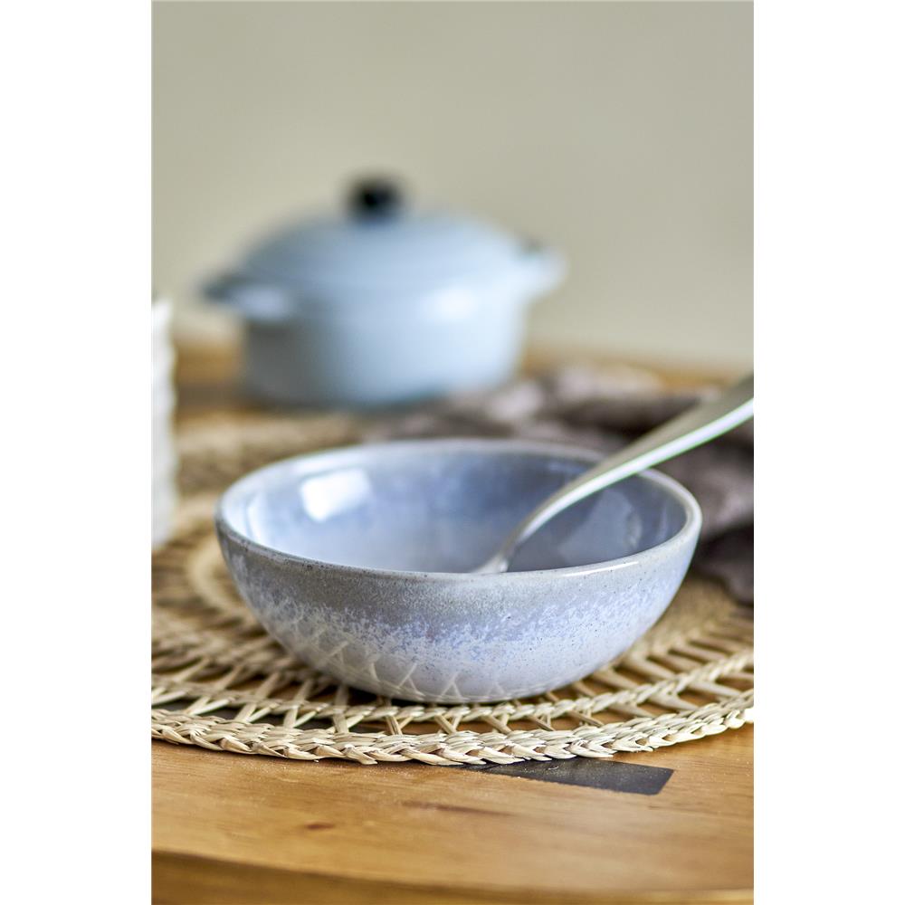 Bloomingville Paula Schüssel, Blau, 525ml, Steingut, dänisches Design