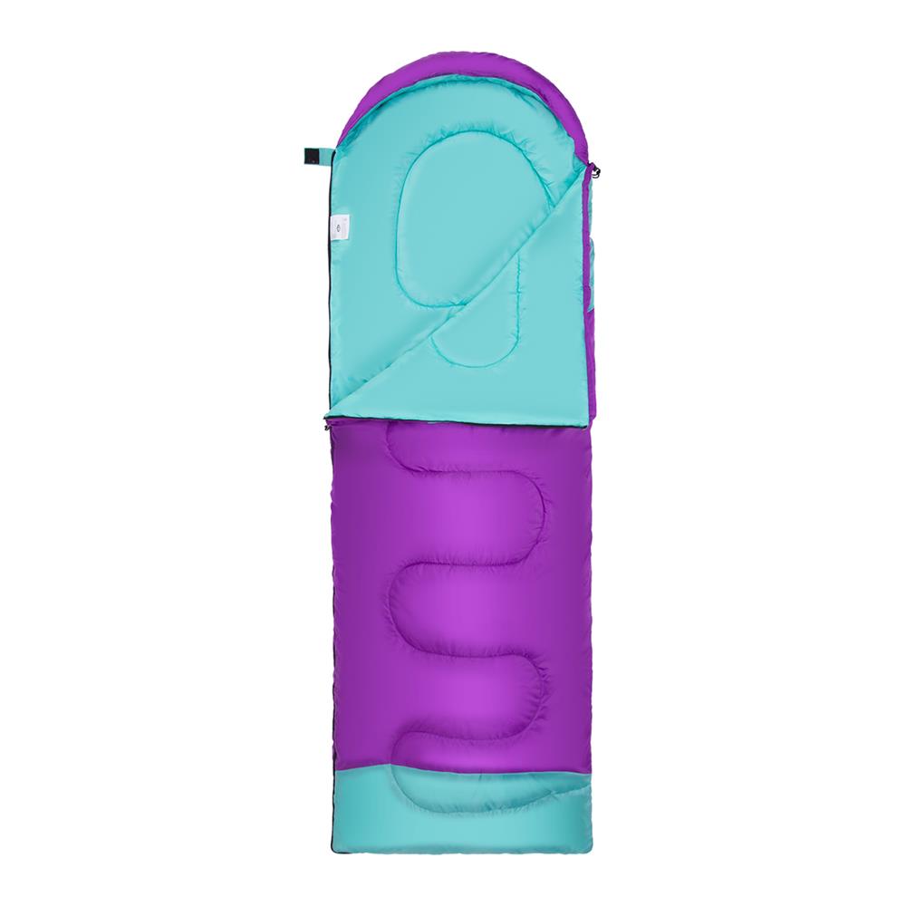 NILS CAMP Schlafsack Größe M Violett-Türkis - Mumienschlafsack für Outdoor, Trekking & Camping