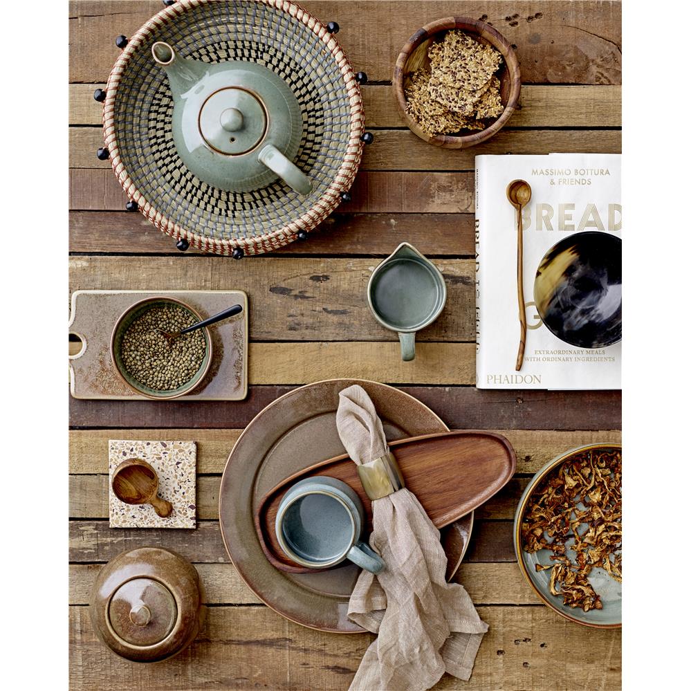 Bloomingville Pixie Tasse, Grün, 350ml, Steingut, dänisches Design