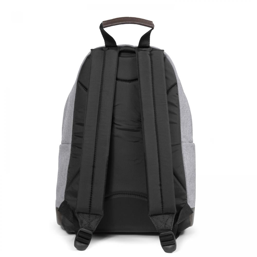 Eastpak WYOMING, Rucksack, Sunday Grey (grau), 24L, mit Leder-Unterseite
