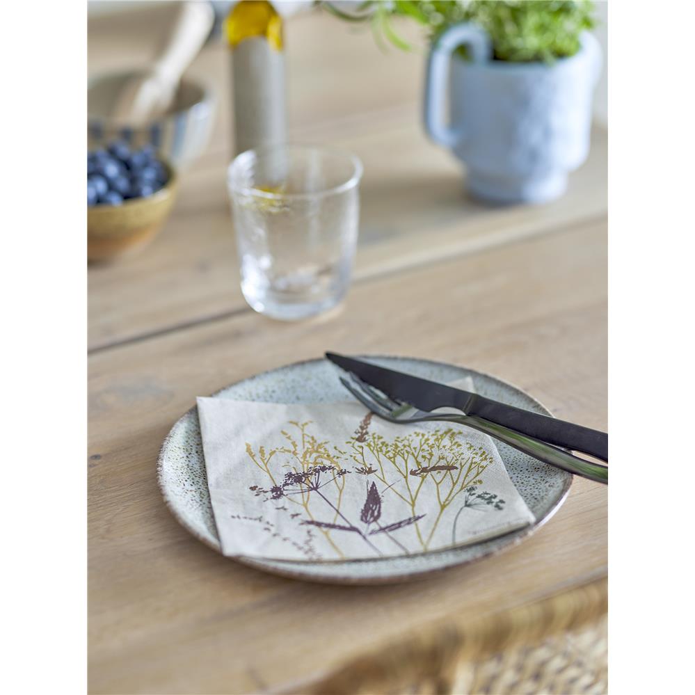 Bloomingville Sirri Serviette 20 Stück Blumenmotiv Recyceltes Papier