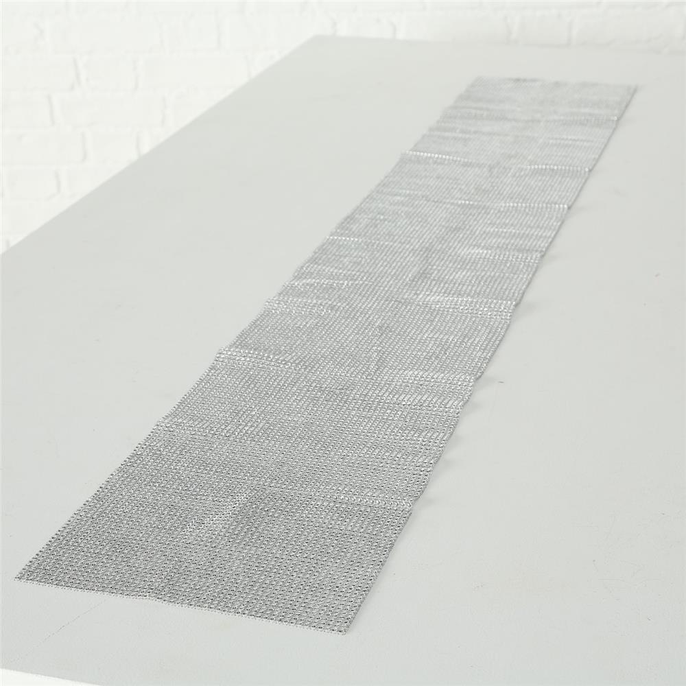 BOLTZE Tischläufer Glamour 150x25cm Silber Elegantes Design