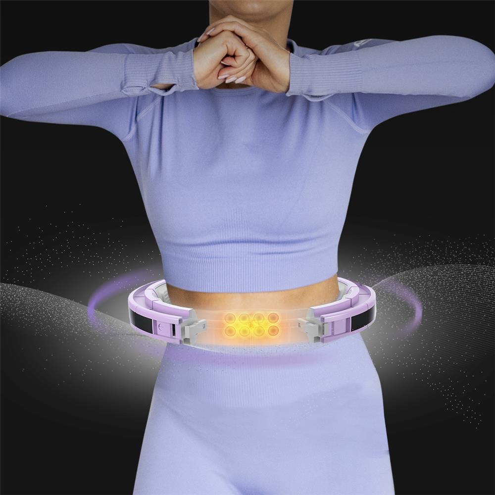 Hula Hoop Reifen mit Zähler, Magneten und Gewicht verstellbar Violett | HMS HHM13