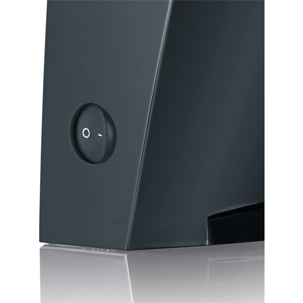 GRAEF SKS 100 Allesschneider Schwarz Wellenschliffmesser Edelstahl Metall kompakt inkl. MiniSlice