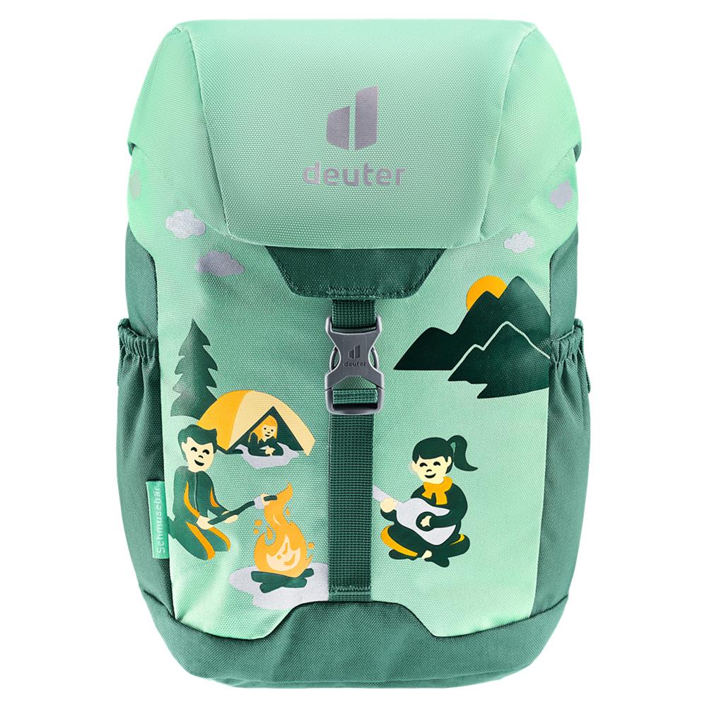 deuter Schmusebär, Kinderrucksack, Camping (grün), Kindergartenrucksack