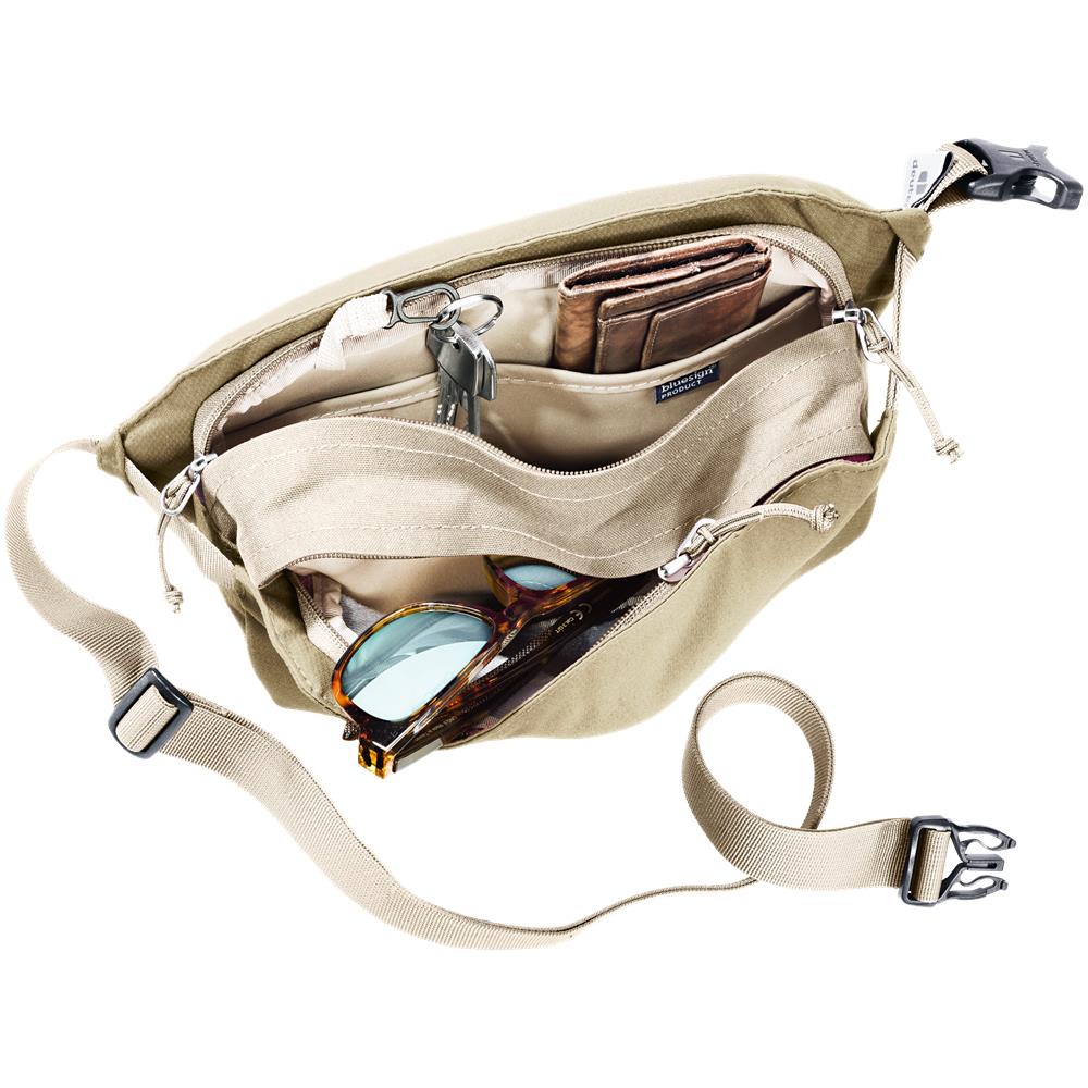 deuter Passway 2, Umhängetasche, desert-bone (beige), 2L, Schultertasche