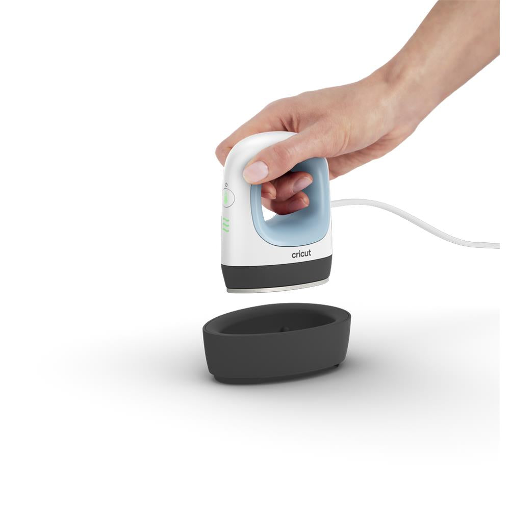 Cricut EasyPress Mini - Zen Blue, kleine Heizpresse für Hüte, Schuhe, Stofftiere