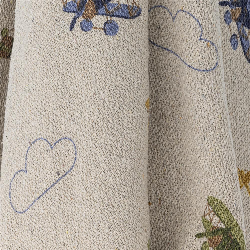 Bloomingville MINI Plane Decke, Flugzeuge, Recycelte Baumwolle, Kinderzimmer, dänisches Design