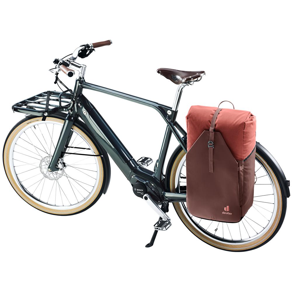 deuter Xberg 25, Fahrradrucksack, raisin-caspia (braun), 25L, Fahrradtasche