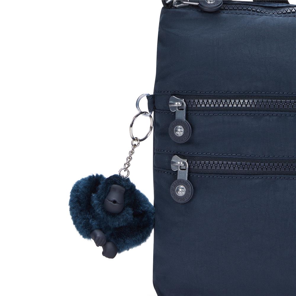 Kipling ALVAR, Mittelgroße Umhängetasche, Blue Bleu 2 (blau), 5L, Schultertasche